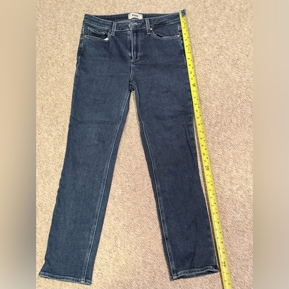 PAIGE Cindy straight leg Indigo Denim Jeans - Picture 6 of 10